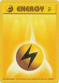 Lightning Energy (128) [Base Set 2]
