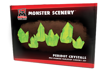 Monster Scenery: Peridot Crystal