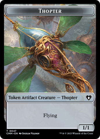 Thopter Token [Commander Masters Tokens]