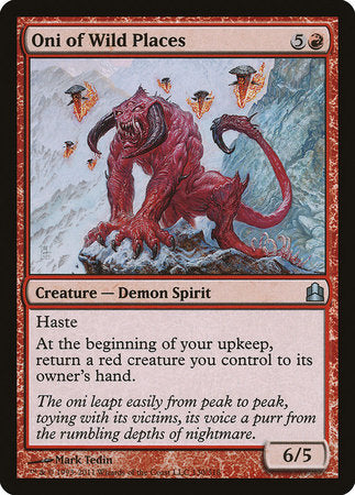 Oni of Wild Places [Commander 2011]