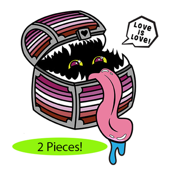 Enamel Mimic 2-Piece Pride Pins