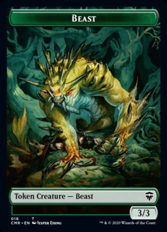 Beast (18) // Beast Token (19) [Commander Legends Tokens]