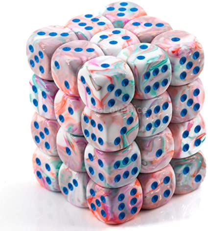 Chessex: D6 Festive™ DICE SET - 12MM