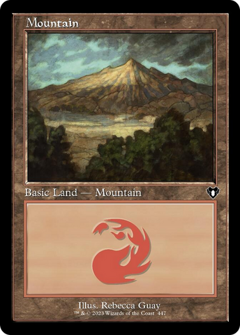 Mountain (447) (Retro) [Commander Masters]