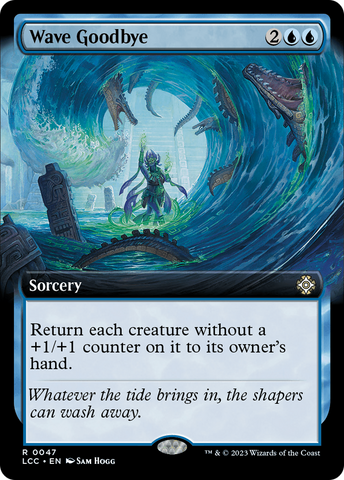 Wave Goodbye (Extended Art) [The Lost Caverns of Ixalan Commander]