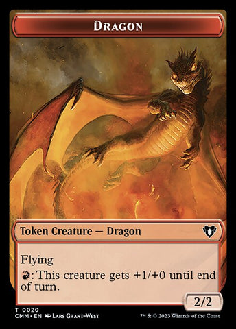 Bird // Dragon (0020) Double-Sided Token [Commander Masters Tokens]