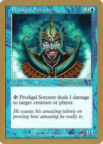 Prodigal Sorcerer (Alex Borteh) (SB) [World Championship Decks 2001]
