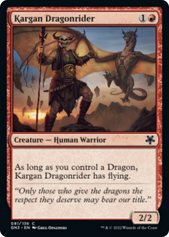 Kargan Dragonrider [Game Night: Free-for-All]