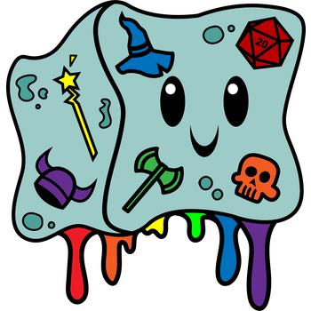 Gelly Cube Enamel Pride Pin