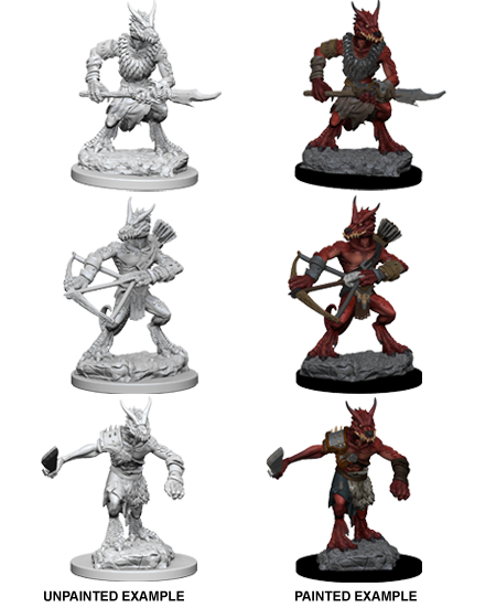 Unpainted Minis: W01: D&D: Kobolds