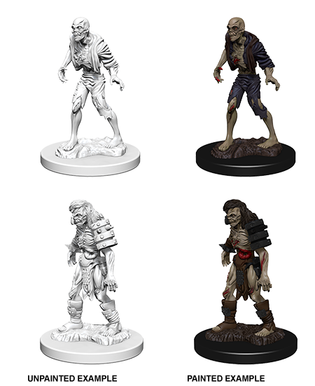 Unpainted Minis: W01: D&D: Zombies