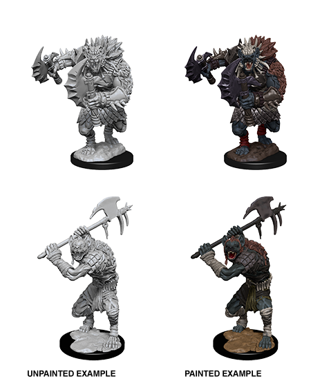Unpainted Minis: W01: D&D: Gnolls