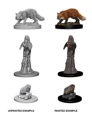 Unpainted Minis: W01: PF: Familiars