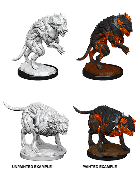 Unpainted Minis: W01: PF: Hell Hounds
