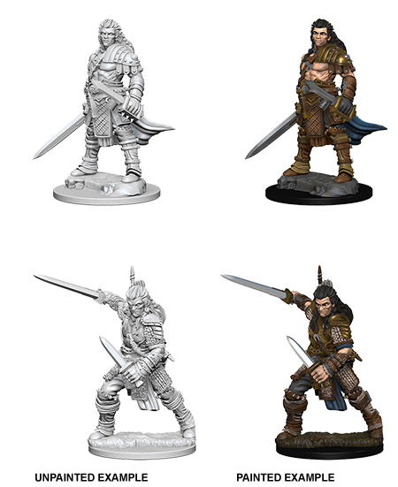 Unpainted Minis: W01: PF: Human Male Fighter