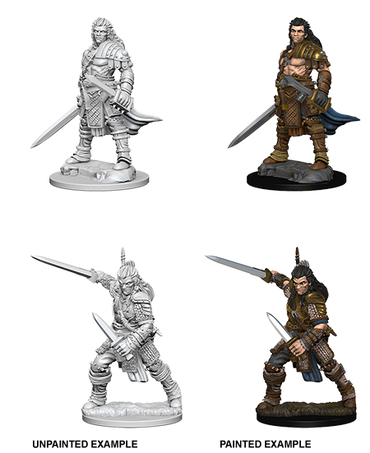 Unpainted Minis: W01: PF: Human Male Fighter