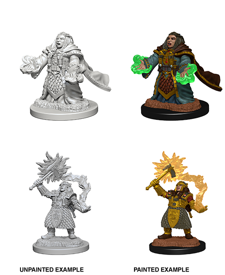 Unpainted Minis: W04: D&D: Dwarf Female Cleric