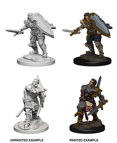 Unpainted Minis: W03: D&D: Human Male Paladin