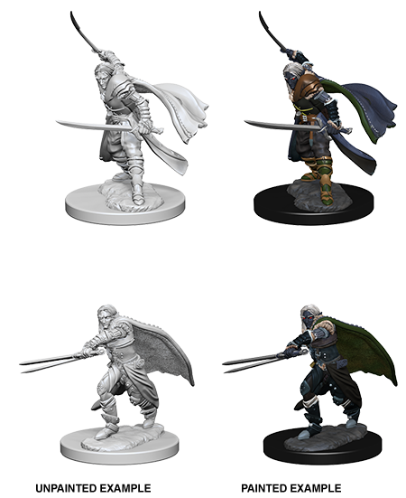 Unpainted Minis: W01: D&D: Elf Male Ranger