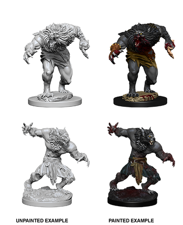 Unpainted Minis: W04: D&D: Werewolves