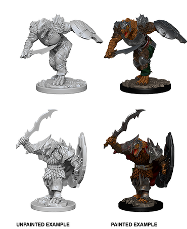 Unpainted Minis: W04: D&D: Dragonborn Male Fighter