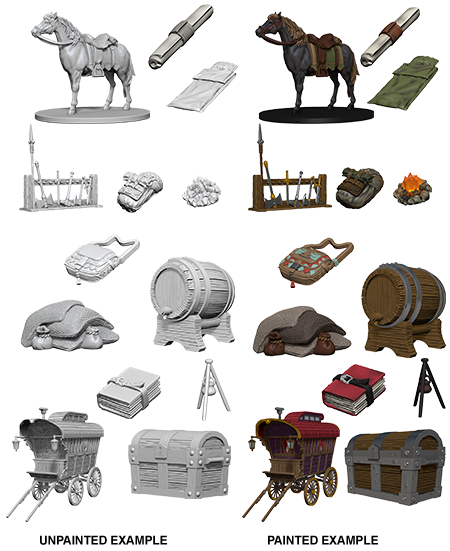 Unpainted Minis: W04: D&D: Adventurer's Campsite
