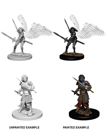 Unpainted Minis: W05: D&D: Aasimar Female Paladin