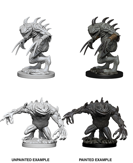 Unpainted Minis: W05: D&D: Gray Slaad & Death Slaad