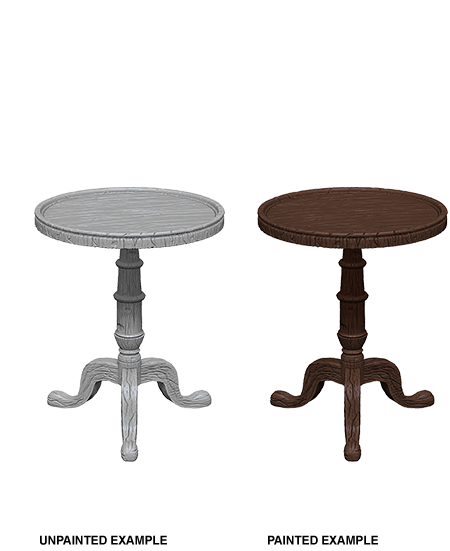 Unpainted Minis: W05: WZK: Small Round Tables