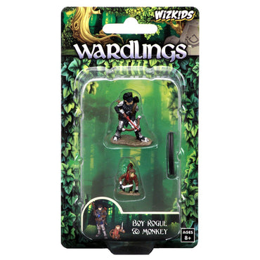 Painted Minis: Wardlings: W01: Boy Rogue & Monkey
