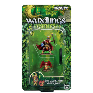 Painted Minis: Wardlings: W02: Boy Cleric & Winged Snake