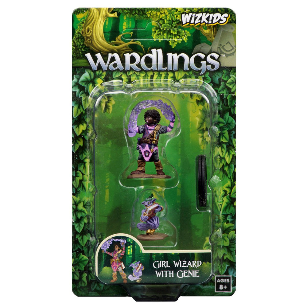 Painted Minis: Wardlings: W02: Girl Wizard & Genie