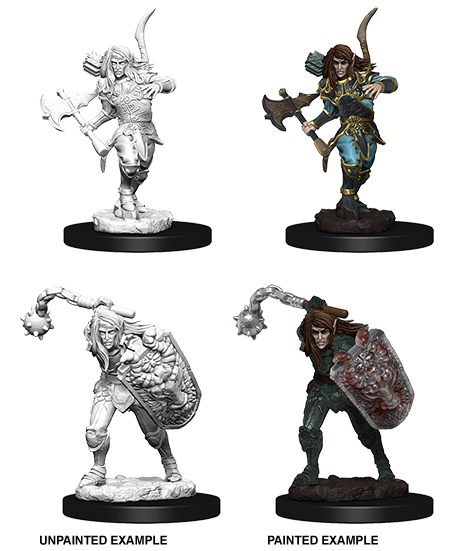 Unpainted Minis: W06: PF: Elf Male Fighter