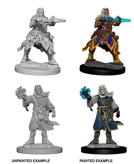Unpainted Minis: W06: PF: Human Male Wizard