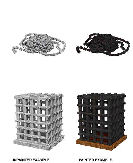 Unpainted Minis: W06: WZK: Cage & Chains