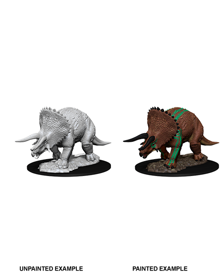 Unpainted Minis: W07: D&D: Triceratops