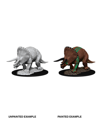 Unpainted Minis: W07: D&D: Triceratops