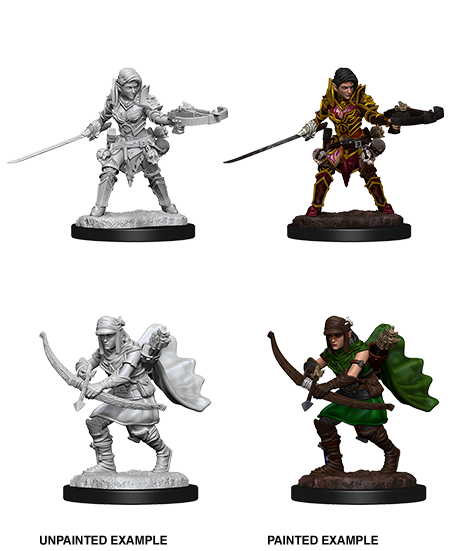Unpainted Minis: W07: PF: Half-Elf Female Ranger