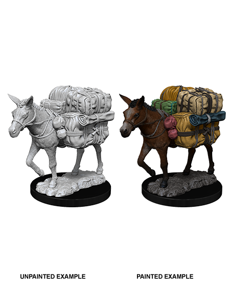 Unpainted Minis: W07: WZK: Pack Mule