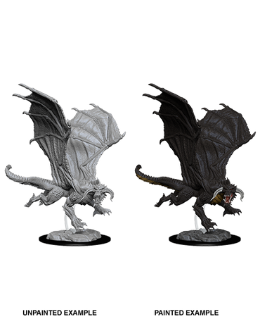 Unpainted Minis: W08: D&D: Young Black Dragon