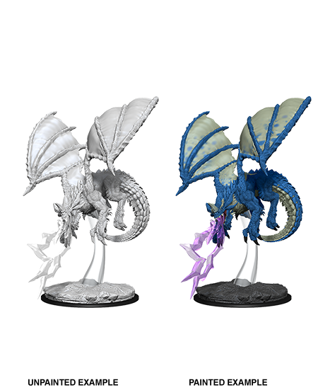 Unpainted Minis: W08: D&D: Young Blue Dragon