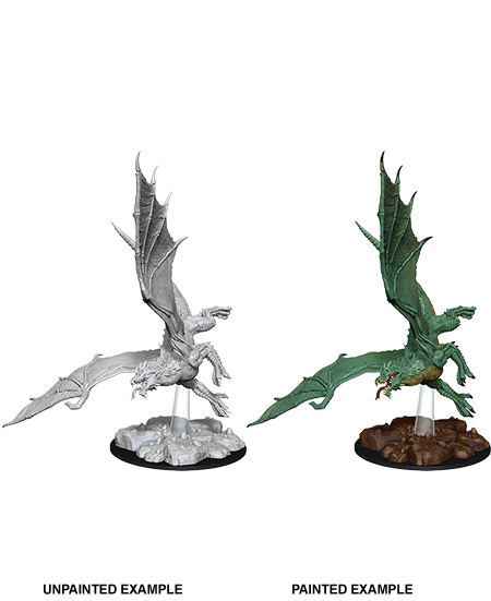 Unpainted Minis: W08: D&D: Young Green Dragon