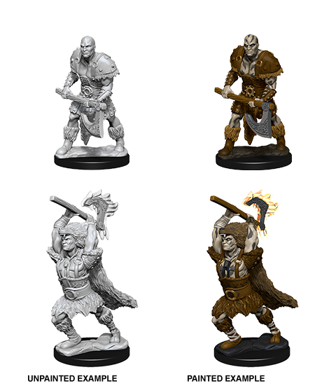 Unpainted Minis: W10: D&D: Goliath Male Barbarian