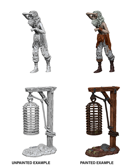 Unpainted Minis: W10: WZK: Hanging Cage