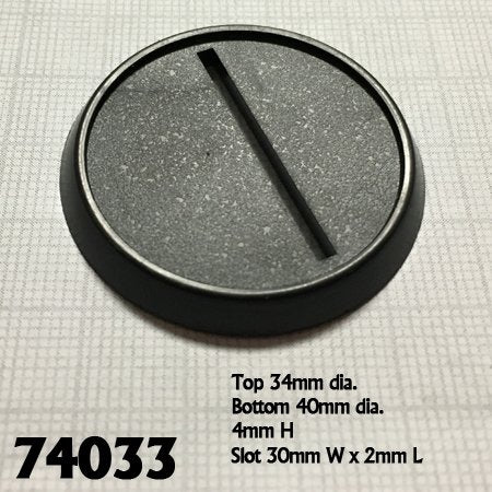 40mm Round lipped Base (10)