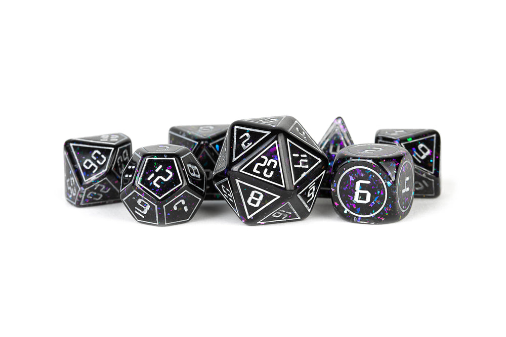 Framed Void 16mm Resin Poly Dice Set