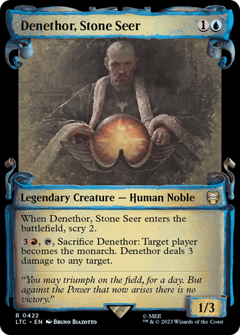 Denethor, Stone Seer [The Lord of the Rings: Tales of Middle-Earth Commander Showcase Scrolls]