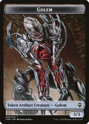 Copy (013) // Golem Token [Commander Legends Tokens]