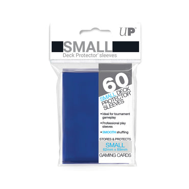 60ct Solid Blue Small Deck Protectors