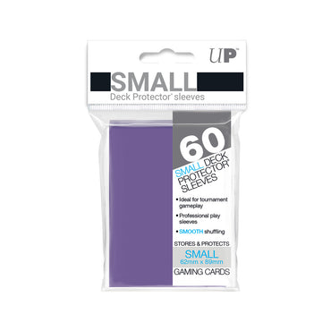 60ct Solid Purple Small Deck Protectors
